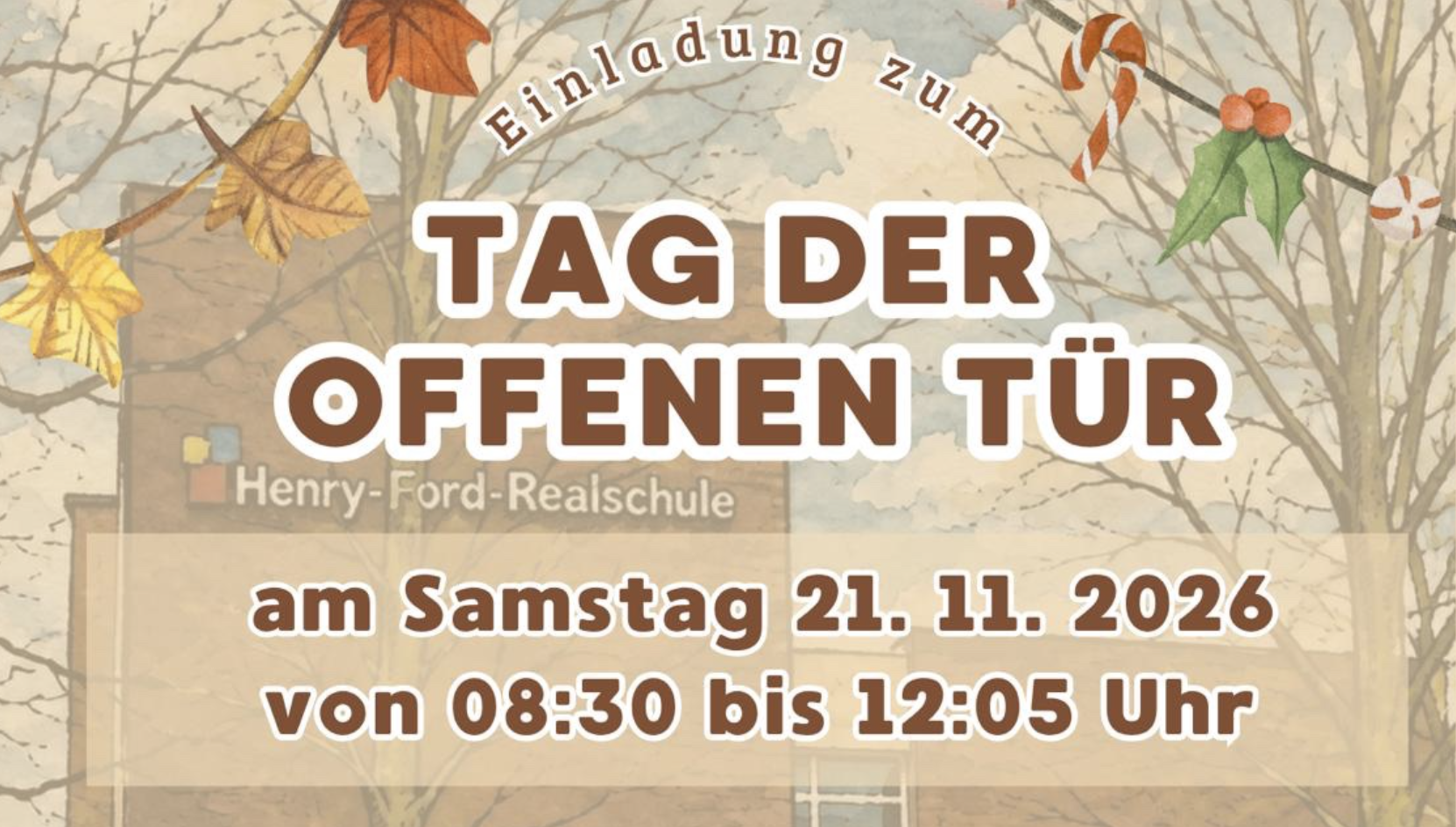 Termin für den Tag der offenen Tür 